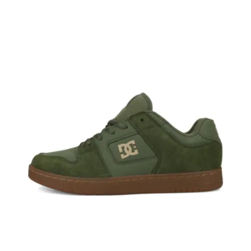 DC Shoes Manteca Устойчивые к истиранию низкие кеды для скейтбординга Мужские Зеленые