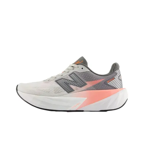 New Balance FuelCell Rebel v5 Дышащие Поддерживающие Беговые Кроссовки Мужские Оранжевые Серые