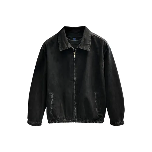 YGQPZHZ Черные Мужские Куртки