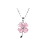 Кулон "Четырехлистный клевер" [Розовый]