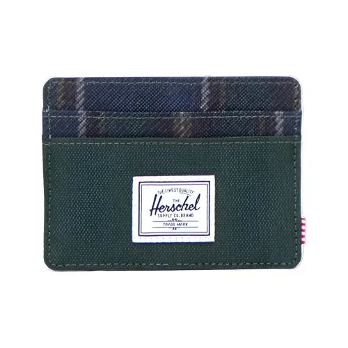 Herschel Переработанный Ткань Картхолдер Женский Зеленый и Синий