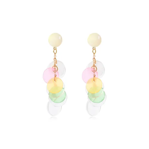 ZANC Alloy Acrylic Earrings Women's