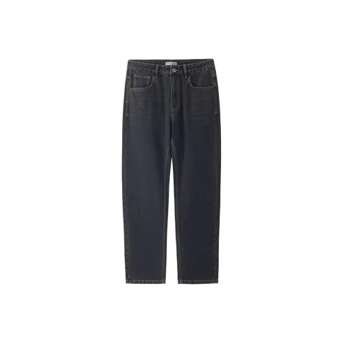 Giordano 63 Темно-синий Синий Мужские Джинсы