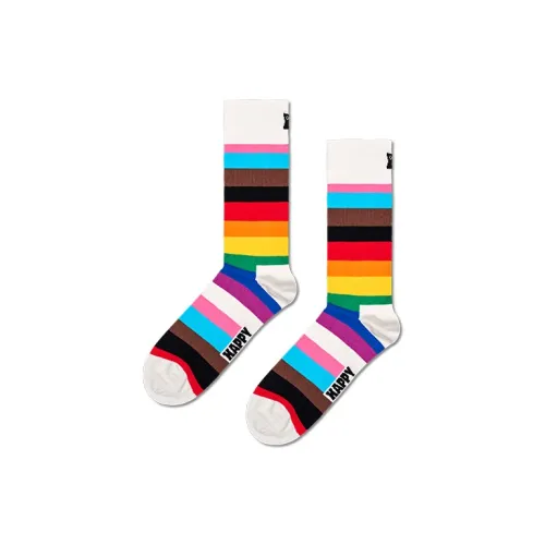 Happy Socks Белые Унисекс MID Носки до икры