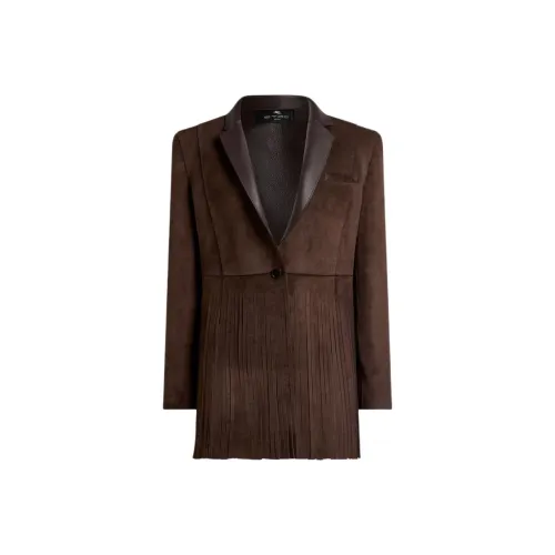 ETRO FW25 Кожа Куртка Женская