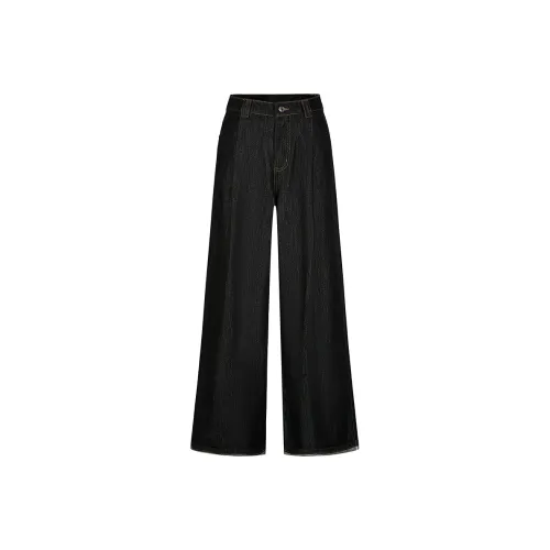 JZ. ANNAKRO Простые Черные Женские Джинсы