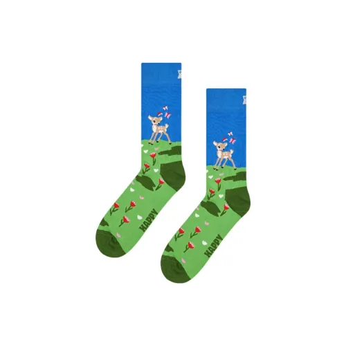 Happy Socks Blue Unisex MID Носки до икры