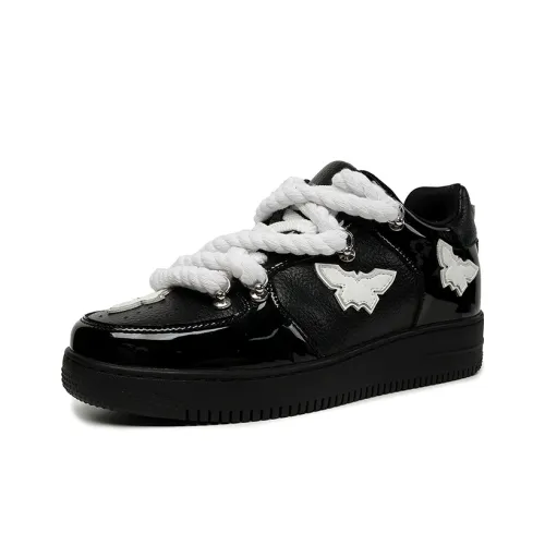 HD Low Top Скейтборд Кроссовки Мужские Черные