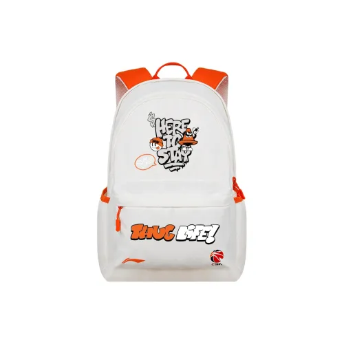 Лайнер CBA Collection Полиэстер Рюкзак Стандартный Унисекс Белый Оранжевый