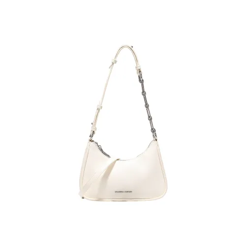 SMILE FOCUS Microfiber Synthetic Leather Shoulder Bag Women's Black Ecru SMILE FOCUS Микрофибра Синтетическая Кожа Сумка через плечо Женская Черный Экрю