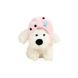 Экрю — Серьги-подвески Вест-хайленд [Розовый Ободок]