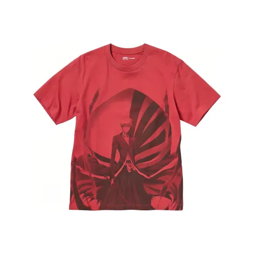 UNIQLO x BLEACH SS23 T-Shirt Unisex Агат Красный