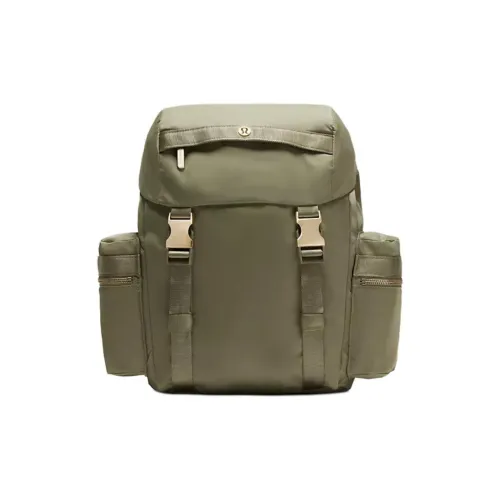 lululemon Нейлон Рюкзак Унисекс Цвет лаврового листа