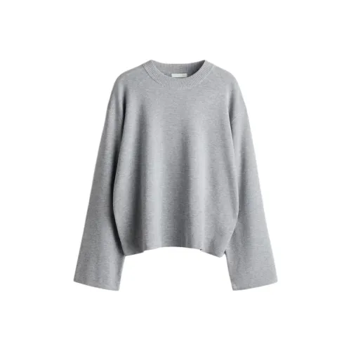H&M Серый Смешанный Цвет Женские Свитера