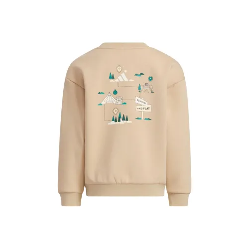 Adidas Толстовка Sportswear Трикотаж Sweat Crew Детский