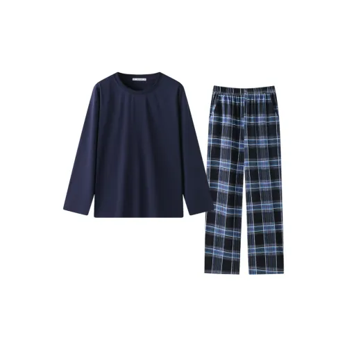 MEITENG Пижамный комплект женский синий