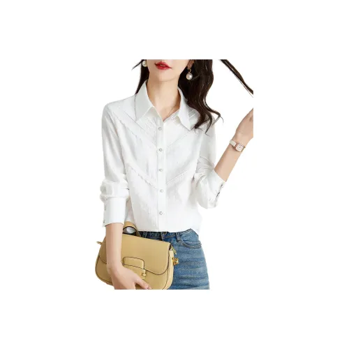 MOHANYIMEI Белые Женские Рубашки