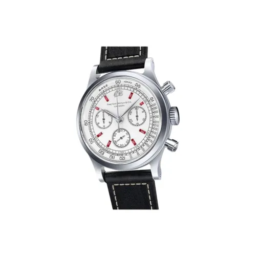 timethis Автоматический механический механизм часы с ремешком из коровьей кожи унисекс белый циферблат