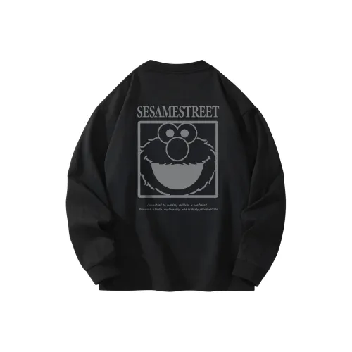 Улица Сезам Длинный рукав Т-рубашка Унисекс