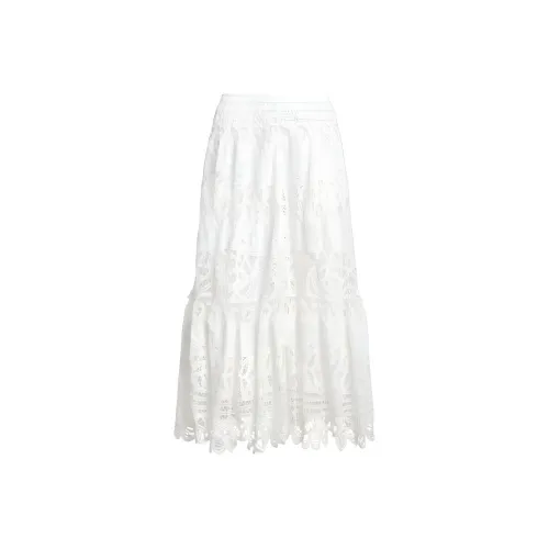 Ralph Lauren Повседневный Длинный Юбка Женская Белая