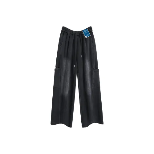 HANDAIWEI Черные Унисекс Повседневные Штаны