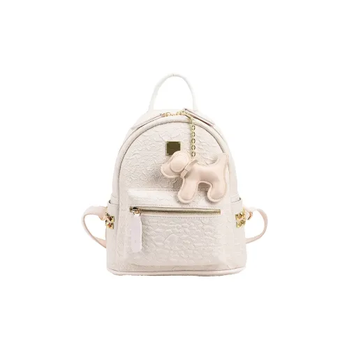 DIFFERENT FACES Нейлон Рюкзак Стандартный Женские Белый