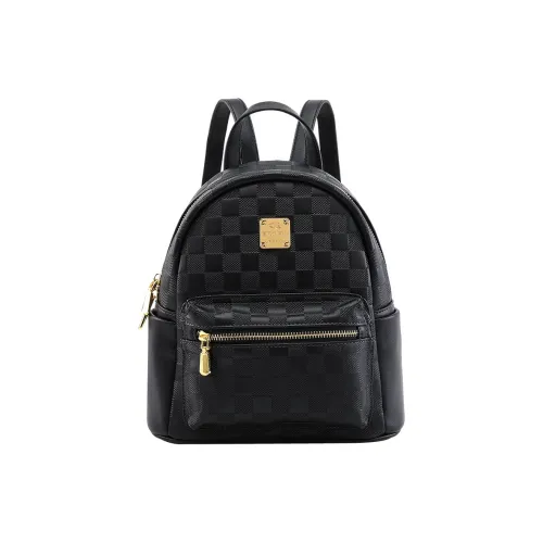 SMILE FOCUS Microfiber Synthetic Leather Backpack Standard Women's Multicolor SMILE FOCUS Микрофибра Синтетическая Кожа Рюкзак Стандартный Женский Многоцветный