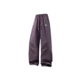 Фиолетовый, гора, луна, ветер, штаны с логотипом