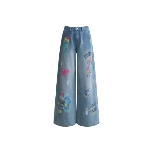 UNIFREE X CHAHUASHI Джинсы Женские