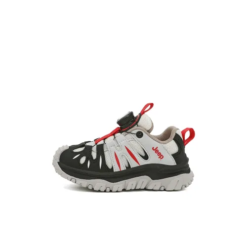 JEEP Низкий Топ Детская Беговая Обувь Современный Серый Черный Детский