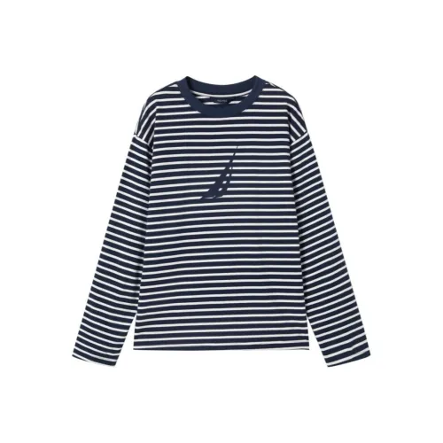 NAUTICA Длинный рукав круглый вырез рубашка осенняя для подростков