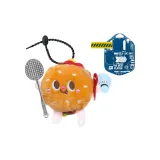 Бадминтонный игрок с маленьким гамбургером, синий, фирменный черный и желтый ремешок