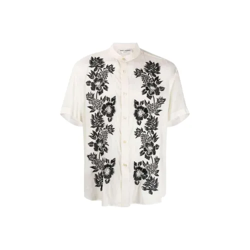 SAINT LAURENT Белые Мужские Рубашки