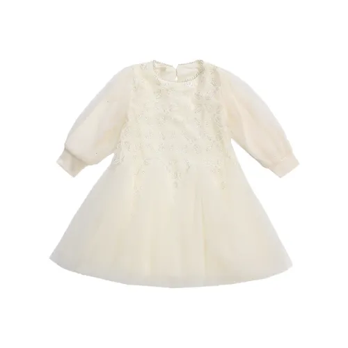 Sweet seedling Белый Kids Платья