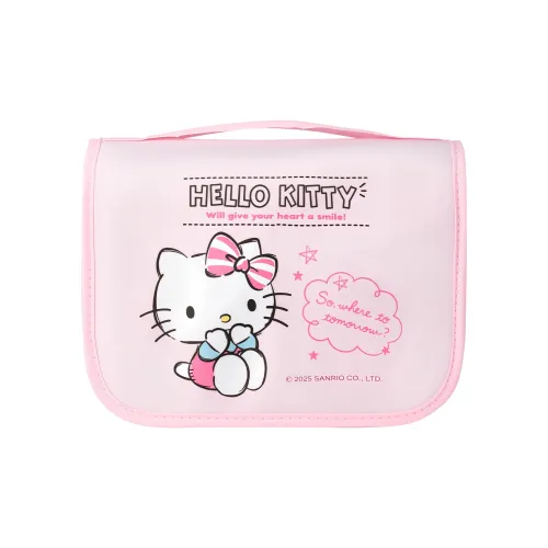 Sanrio Twill Travel Storage Bag Women's Pink