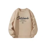 [Свитшот с круглым вырезом] Хаки (Ручная работа Танши)