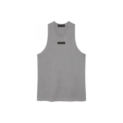 Fear of God Essentials SS24 Майка Мужская Темно-Пшеничная Серый