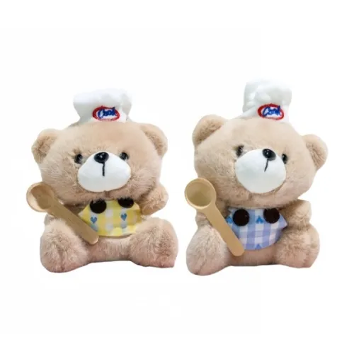 LALABABY Милый Chef Нагрудник Bear Plush Подвеска 12 см Высота
