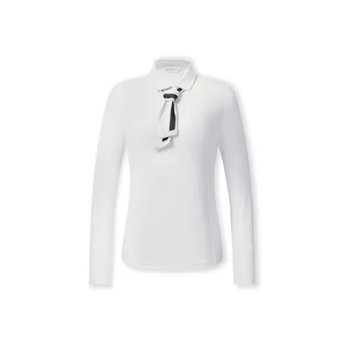 FILA GOLF серия Поло Женское Нефрит Белый