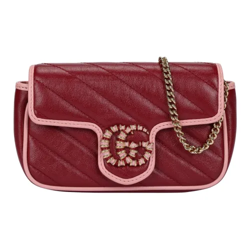 GUCCI GG Marmont Кожа Сумка через плечо Мини Женская