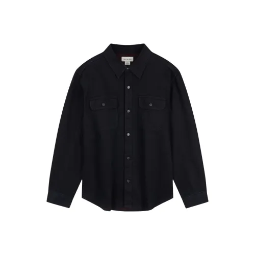 Calvin Klein 01D Denim Черный Мужская Рубашка