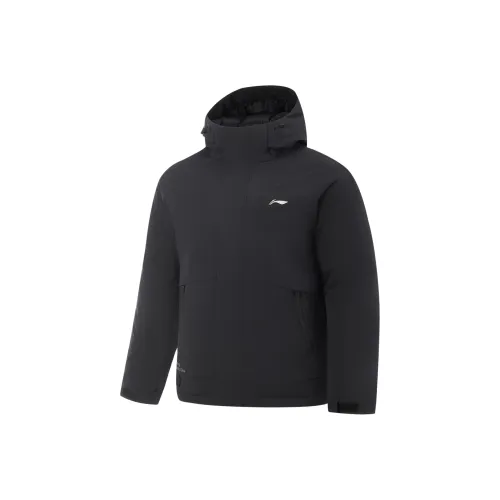 Флисовая подкладка серии Fondue Down пуховик мужской черный