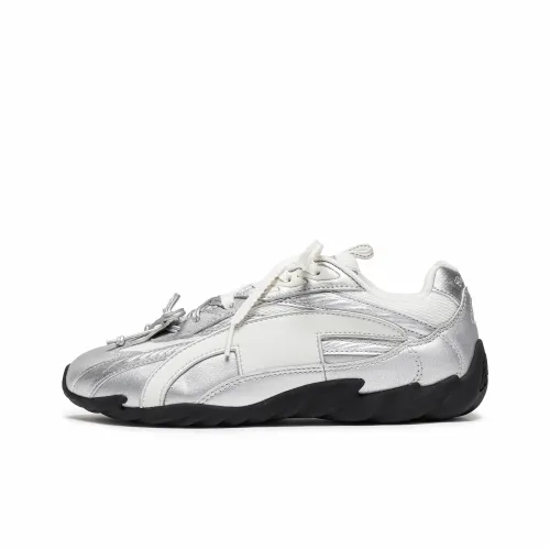 Champion Casual Low Top Silver White/Milk White Women's