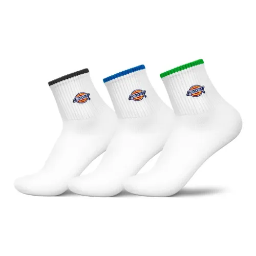 Dickies Trendy Versatile Базовый Дизайн Дружественный к коже Сухой и Свежий Ribbed Высокие носки Унисекс