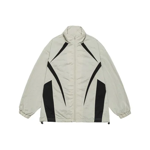 Zondi Мужской Легкий Ветрозащитный Stand Collar Casual Универсальный Свободный крой Пальто Топ Унисекс