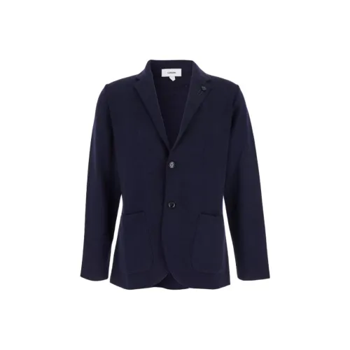 LARDINI Мужские куртки морского синего цвета