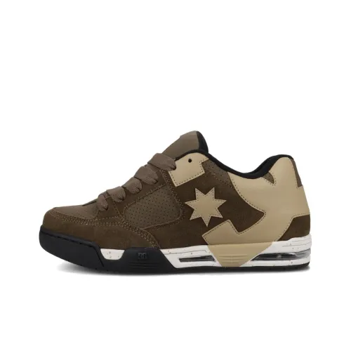 DC Shoes Command Устойчивые к истиранию Низкие Кроссовки для скейтбординга Мужские Оливковый Коричневый