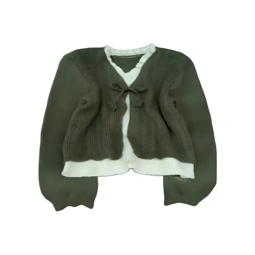 Meter Pre Осенний Комплект Mock Двухкомпонентный Свитер Кардиган Для Подростков Женских