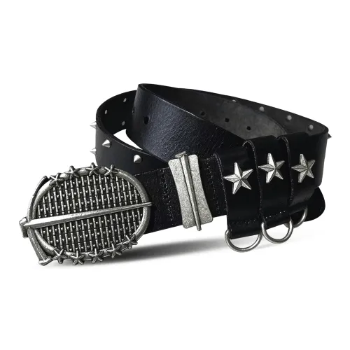 TECNINE Ремни из лощеной коровьей кожи унисекс 4CM