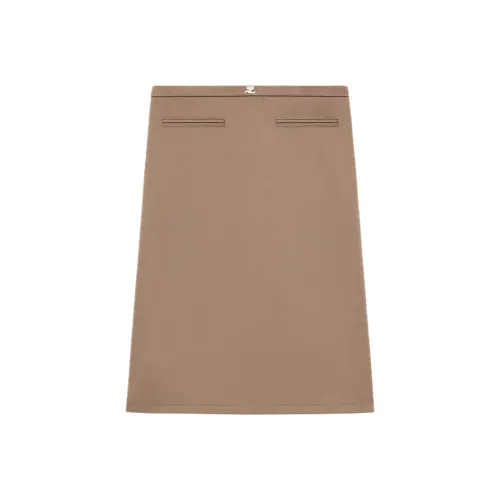 COURREGES FW25 INTERLOCK Трексуит Юбка Повседневная Длинная Юбка Женская